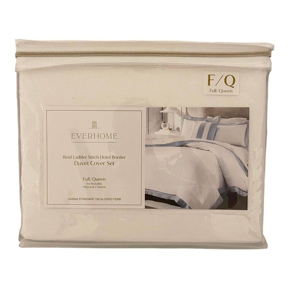 Everhome Bedding Everhome Reid Ladder Stitch Hotel Border 3 Piece
